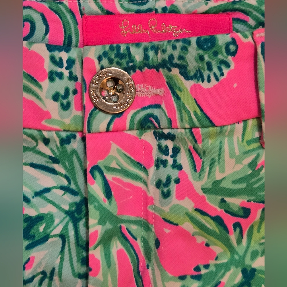 Lilly Pulitzer Colorful Tropical Print Pants - Picture 6 of 6